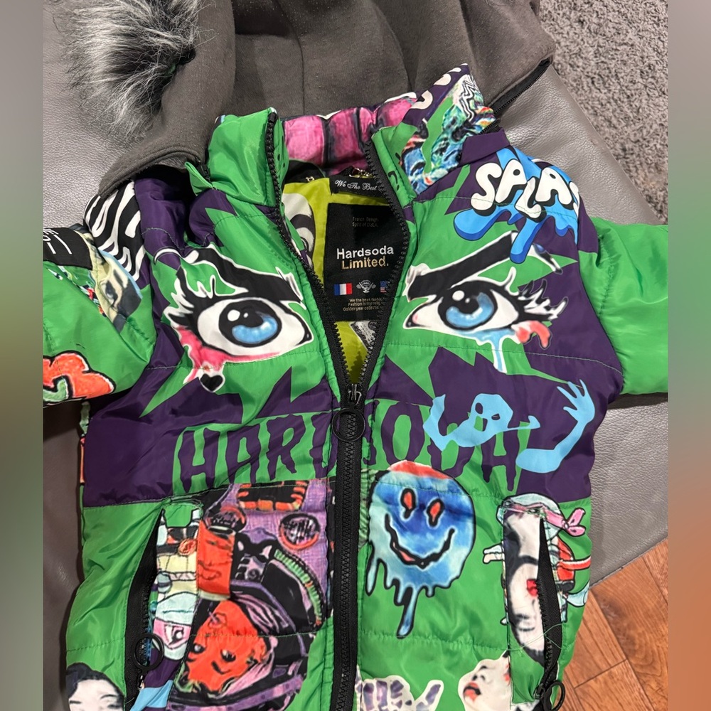 Hat soda jacket for kids 8 year old fits 7 too